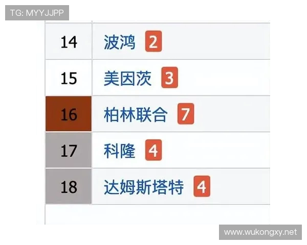 德甲国内各球队排名及赛季亮点分析